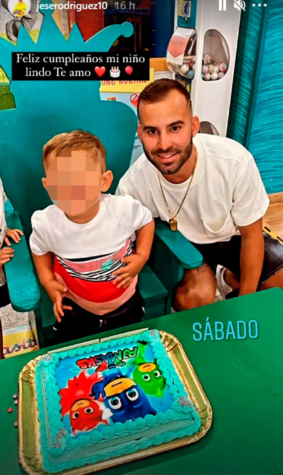 aurah ruiz y jesé rodríguez celebran el cuarto cumpleaños de su hijo nyan