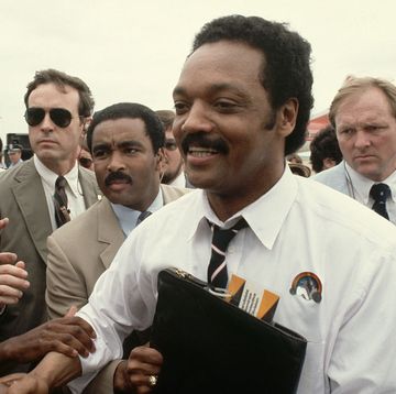 jesse jackson shaking supporters' hands