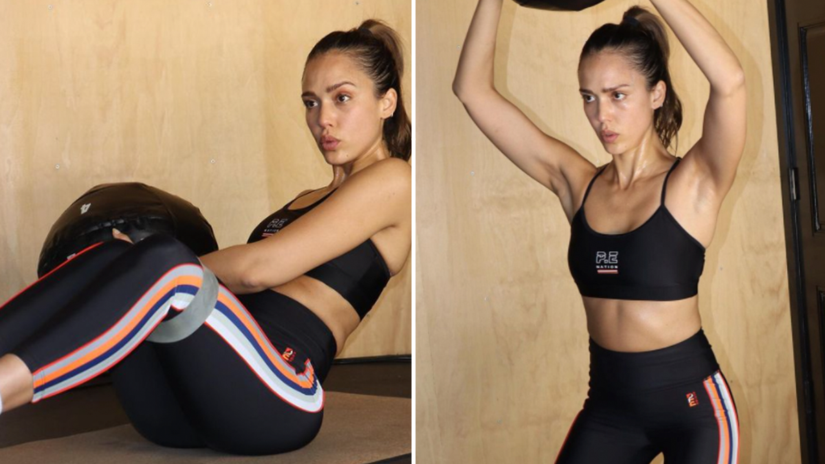 Jessica Alba's Fitness and Diet Routine for a Strong Core at 39