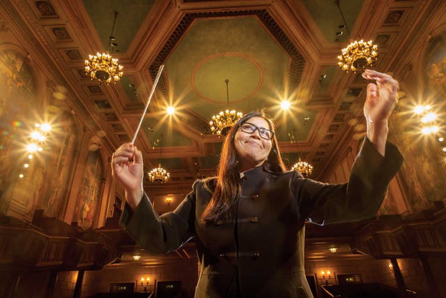 conductor jessica bejarano founded the san francisco philharmonic, which she aims to fill with accomplished, diverse musicians