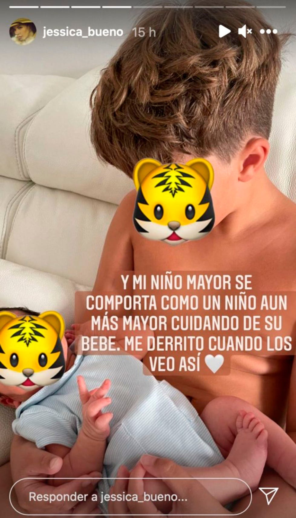 jessica bueno ofrece algunos detalles sobre el parto de su tercer hijo