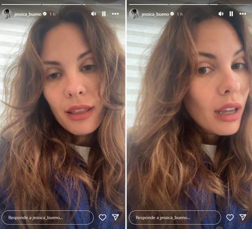jessica bueno habla en sus stories de instagram