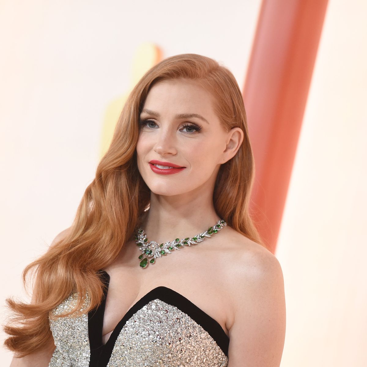 Louis Vuitton - Actress Jessica Chastain wore a bracelet and