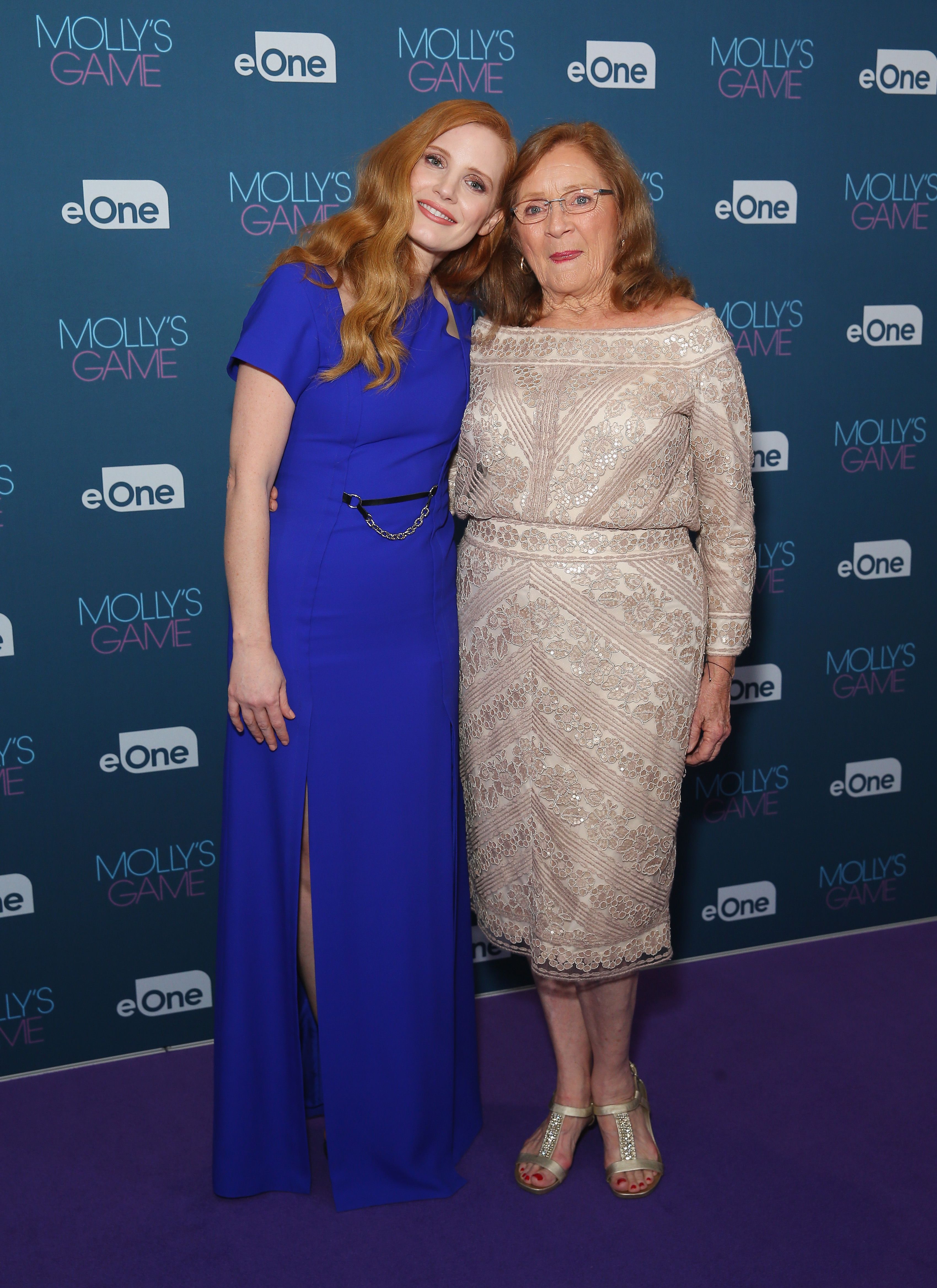 ジェシカ・チャスティン直筆サイン入り超大型写真…Jessica Chastain