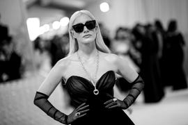 new york, new york may 01 editors note image has been converted to black and white color version available jessica chastain attends the 2023 met gala celebrating karl lagerfeld a line of beauty at the metropolitan museum of art on may 01, 2023 in new york city photo by dimitrios kambourisgetty images for the met museumvogue