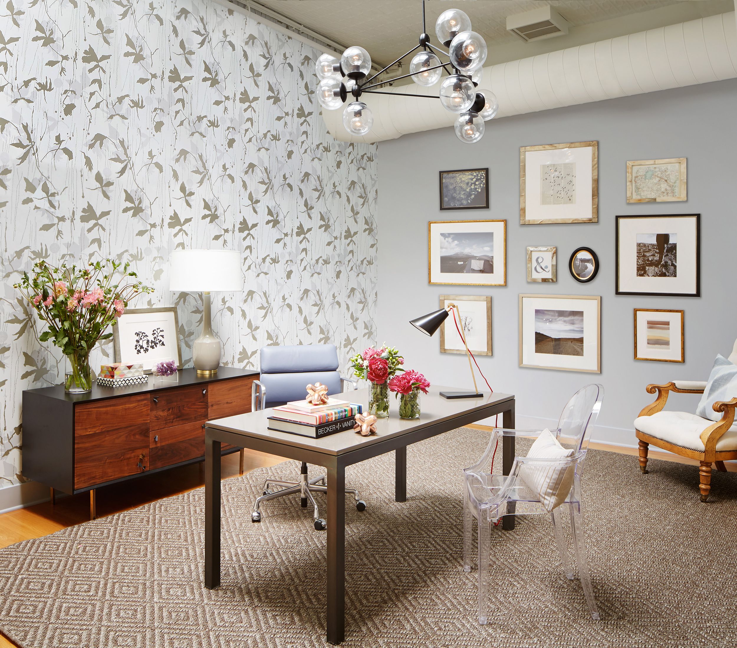 65 Bedrooms With Wallpaper Accent Walls  Shelterness