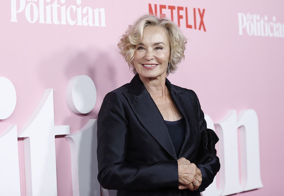 new york, new york   september 26 jessica lange attends "the politician" new york premiere at dga theater on september 26, 2019 in new york city photo by john lamparskigetty images