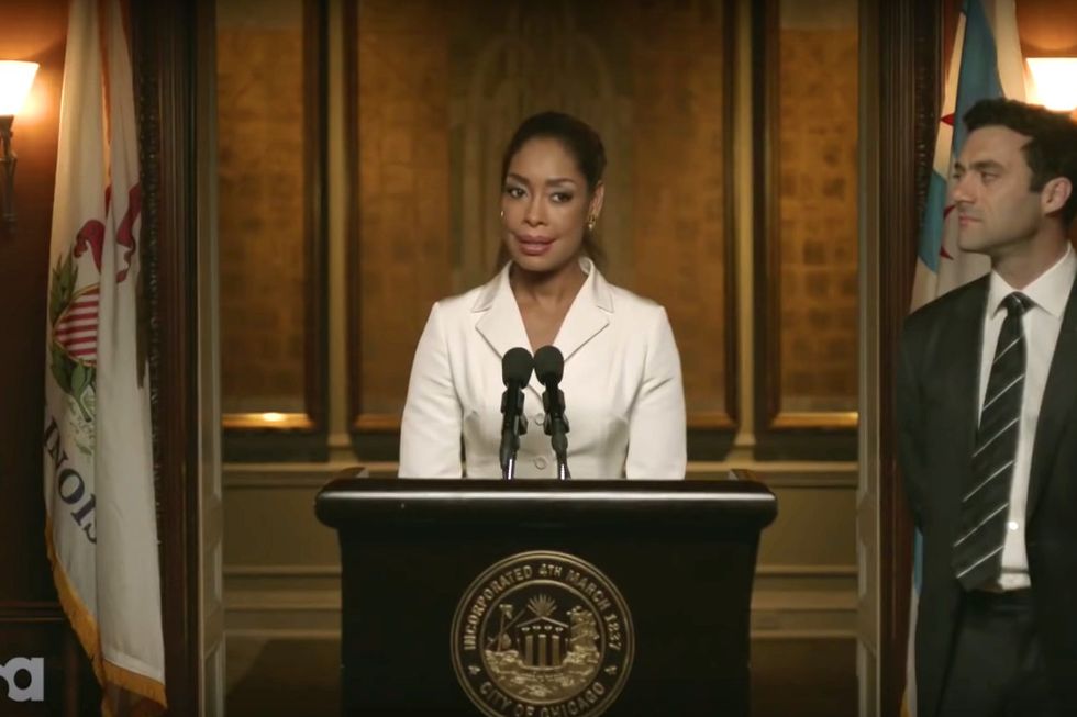 Gina Torres als Jessica Pearson in „Suits Spinoff Pearson“.