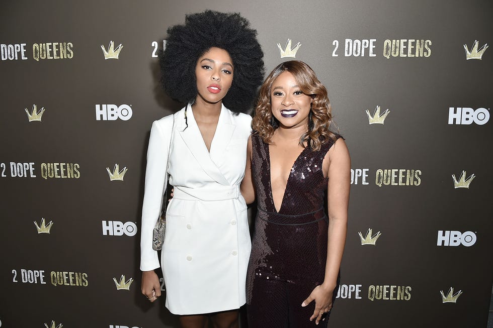 hbo's 2 dope queens los angeles slumber party premiere
