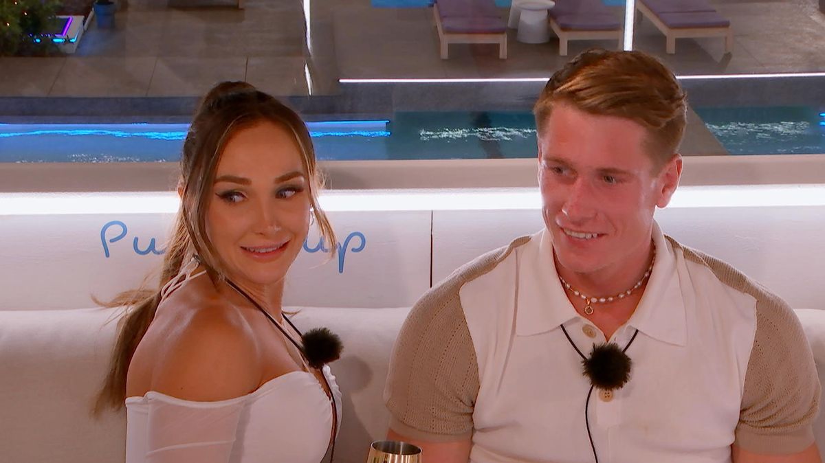 preview for Love Island’s Casey & Rosie on breaking villa rules and the couple who will get married first