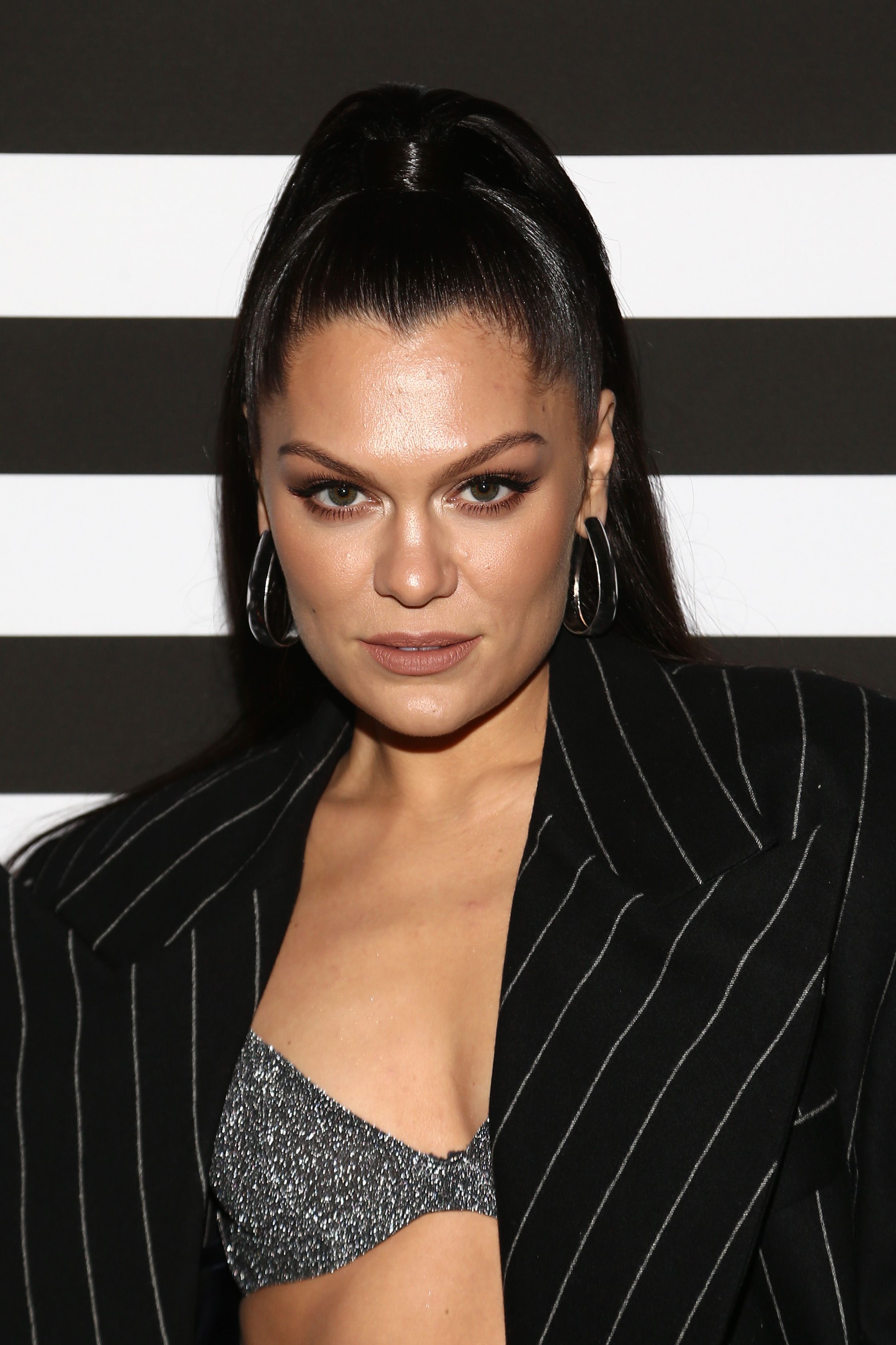 Jessie Js slick high ponytail  celebrity hair and hairstyles  Glamour UK