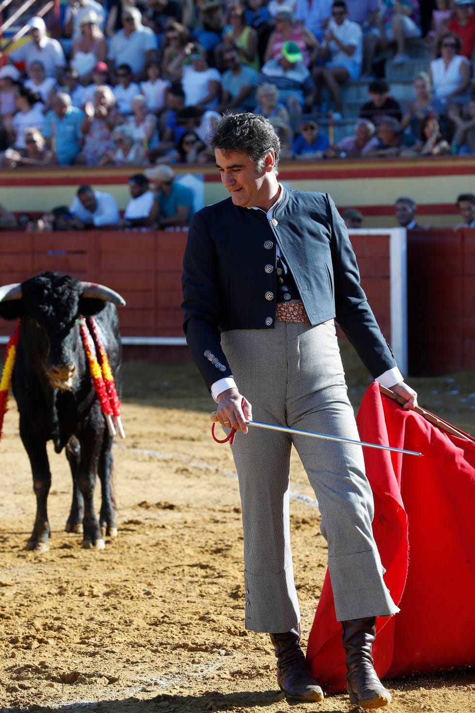 jesulín de ubrique y victor janeiros torean juntos en cenicientos, madrid