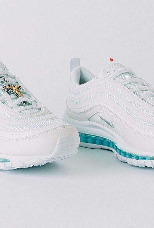 MSCHF Customized Nike Air Max 97 "Jesus Shoes" and Filled With Holy Water