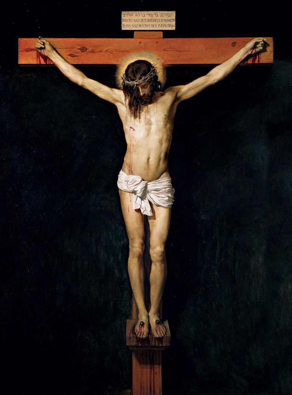 De Spaanse schilder Diego Velzquez vervaardigde in 1632 het doek De gekruisigde Christus