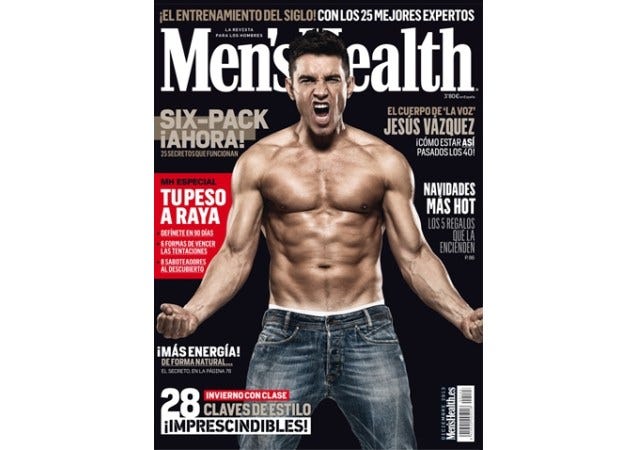 jesús vázquez en portada de men's health