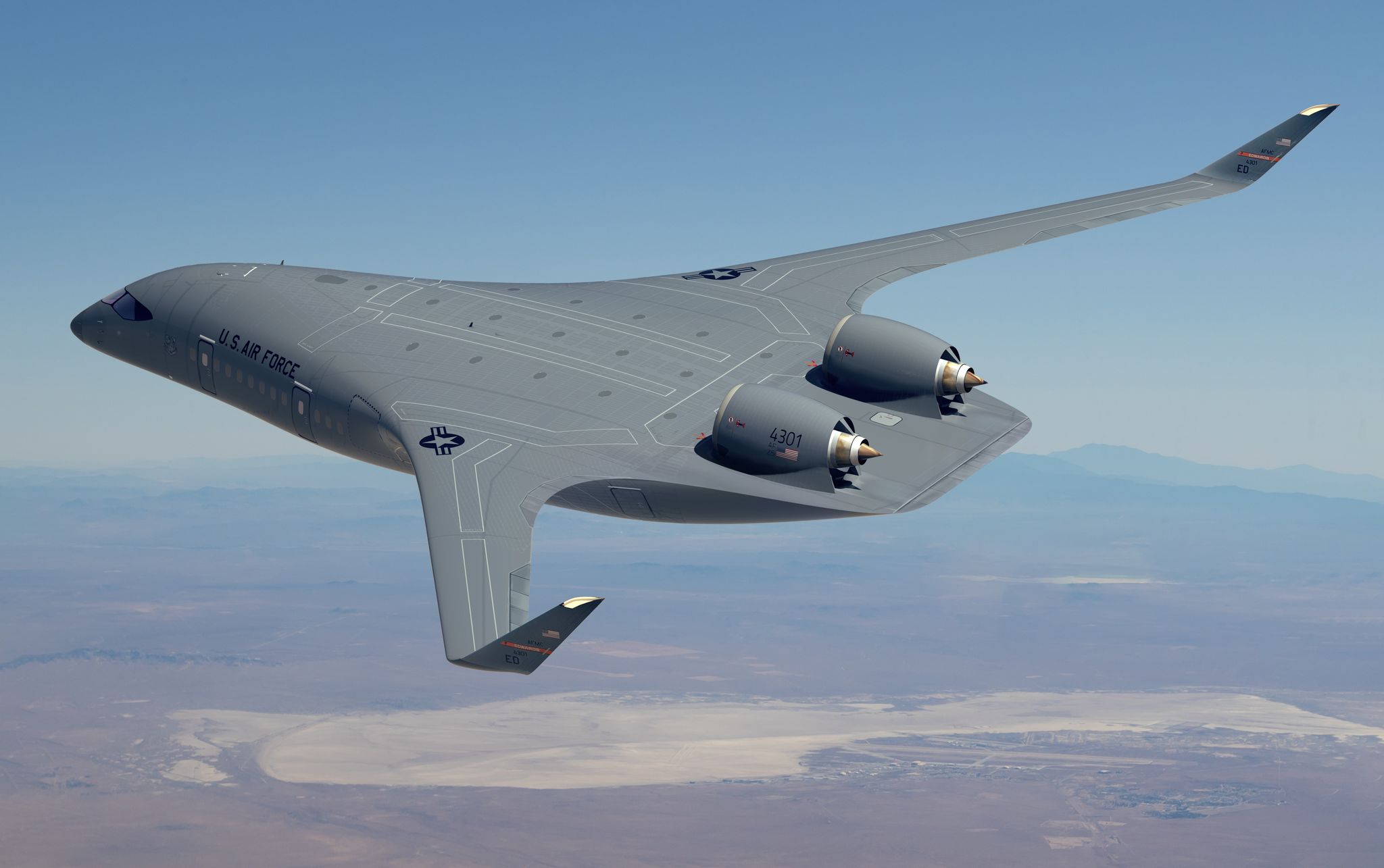 Air Force's Blended Wing Body Jet Should Fly in 4 Years