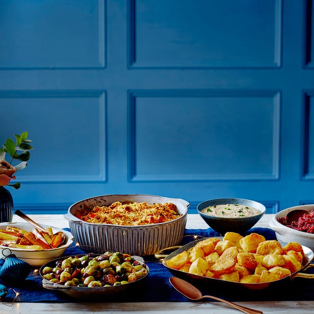 vegetarian christmas recipe jewelled sprouts and chestnuts