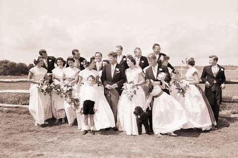 Photograph, Social group, People, Bride, Ceremony, Wedding, Snapshot, Event, Dress, Wedding dress, 