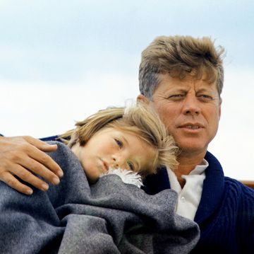 Caroline with her father