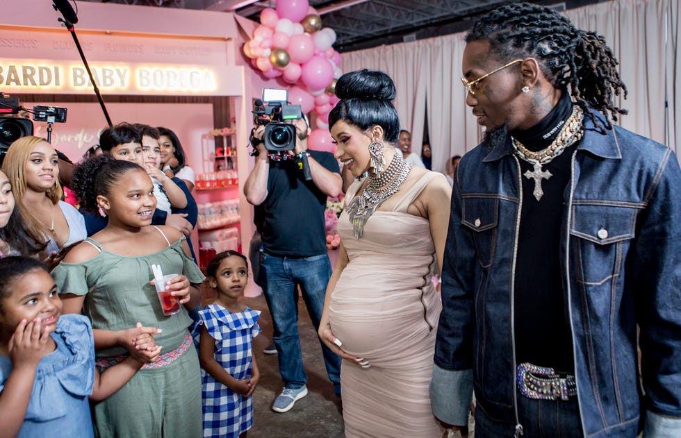 CARDI B CELEBRATES BABY SHOWER WITH FAMILY AND FRIENDS