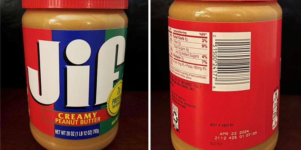 Jif Creamy Peanut Butter, 1.1 oz Portion Control Cup, 120 Count