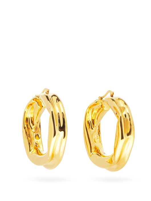 jil sander golddipped hoop earrings £400 best gold hoops