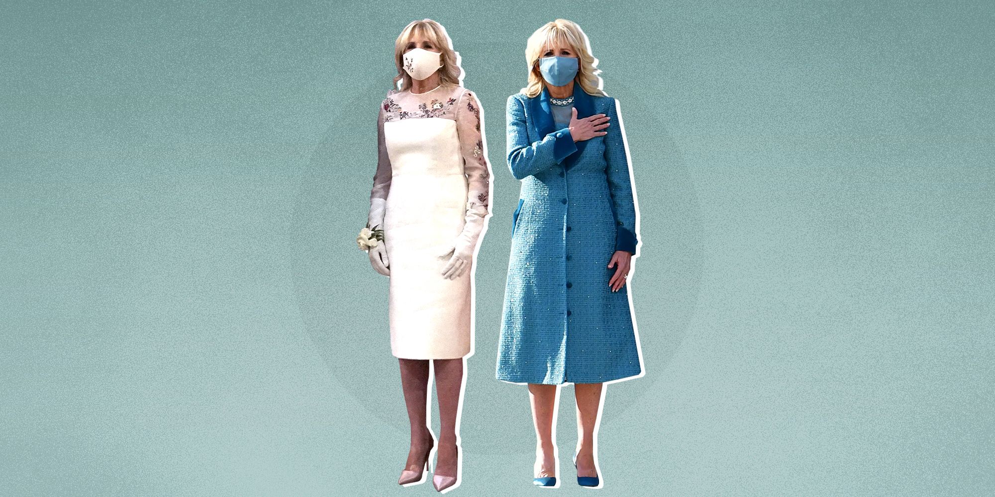 Dr. Jill Biden s Inauguration Outfits Plus the Masks Are Added