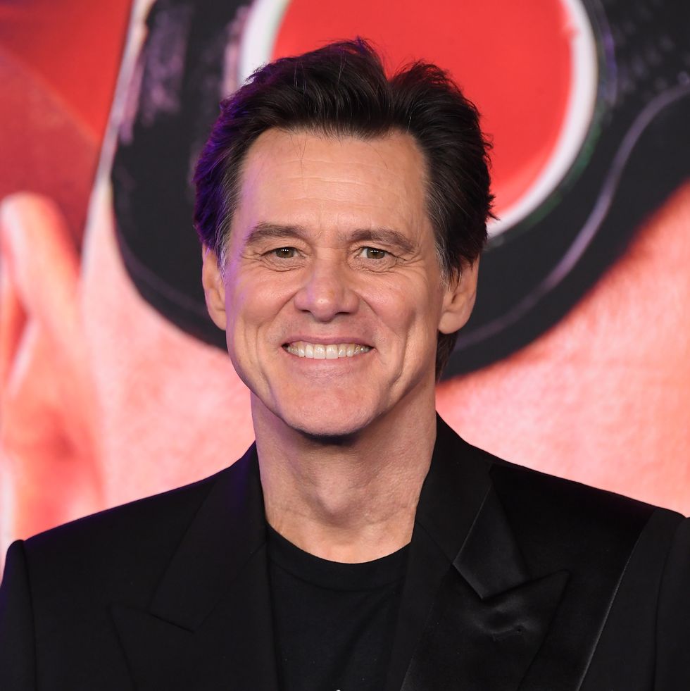 jim carrey portrait style pose at a film premiere