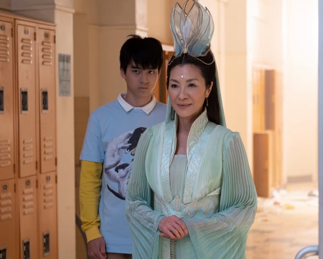 michelle yeoh, jim liu, american born chinese