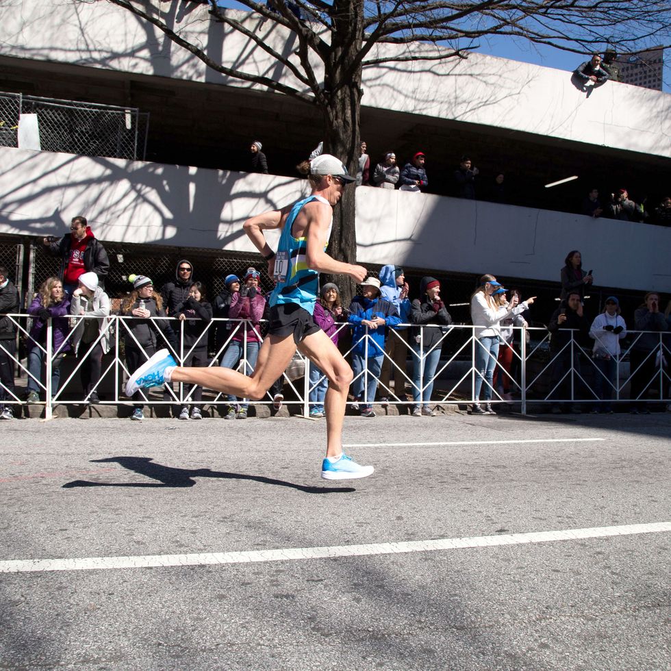 Jim Walmsley at the Olympic Marathon Trials in Atlanta in 2020.
