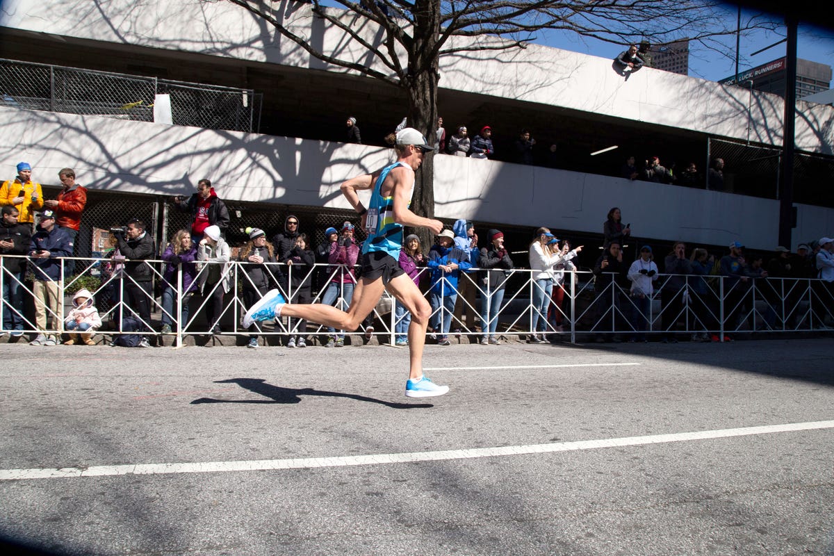 Jim Walmsley at the Olympic Marathon Trials in Atlanta in 2020.
