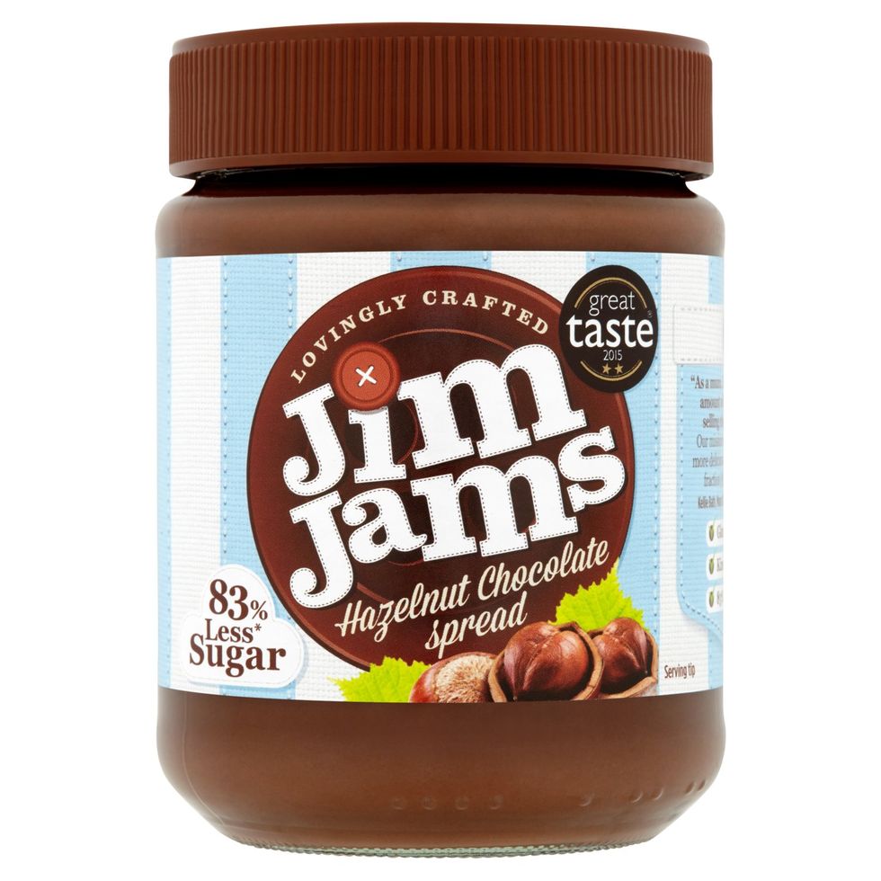 Jim Jams hazelnut chocolate spread