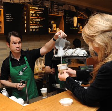 jimmy carr launches new stronger british latte at starbucks