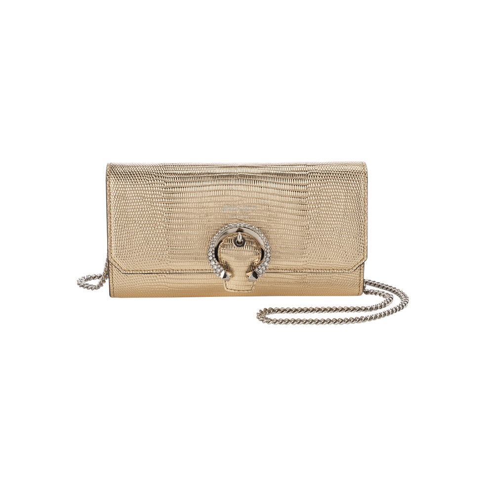 JIMMY CHOO ジミーチュウ  : マデリン クリスタルバックル JIMMY CHOO - 極美品【ジミーチュウ】マデリン トップハンドル