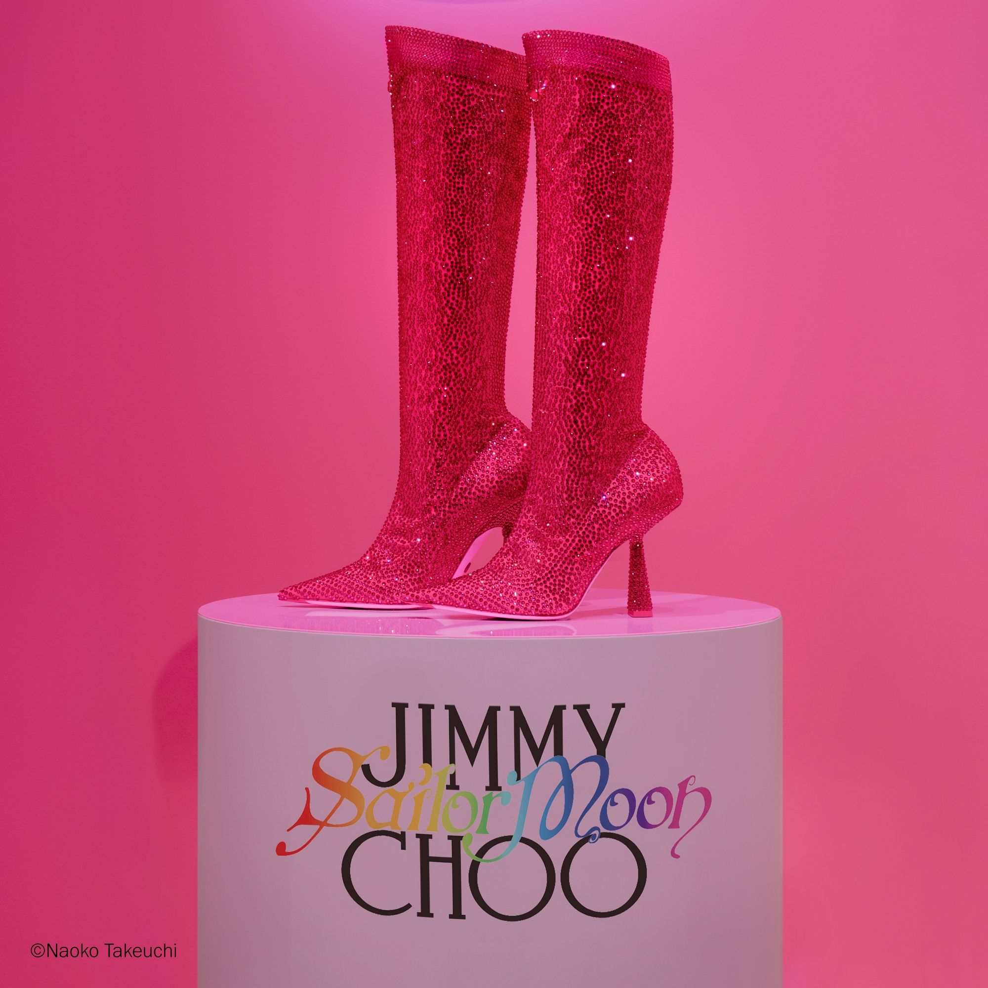 JIMMY CHOO和美少女戰士聯名！超夢幻限量「月野兔水晶靴」上市日期、售