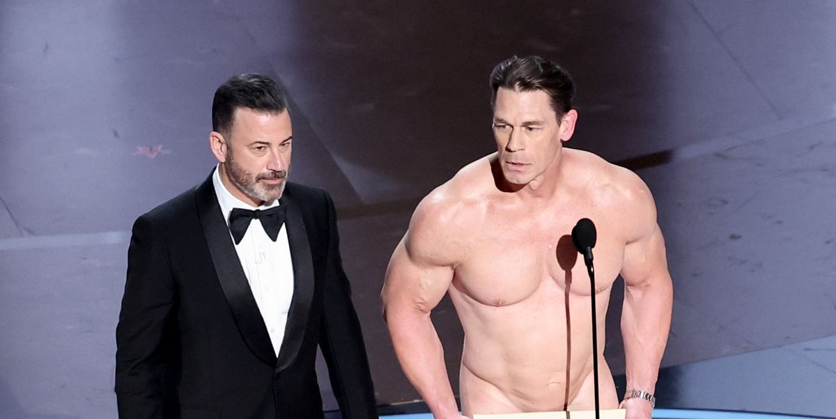 The Funniest Reactions to John Cena Being Naked at the Oscars