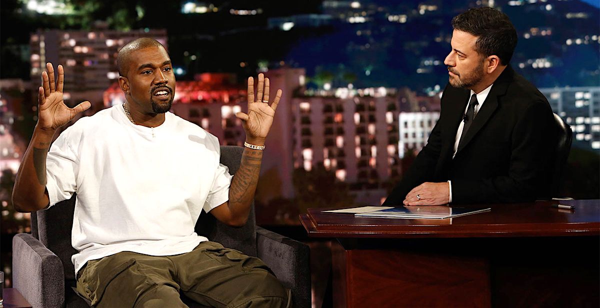 1200px x 616px - Kanye West Jimmy Kimmel Interview - Kanye West Discusses His Porn  Preferences, Defends Trump in Deeply Uncomfortable Kimmel Interview