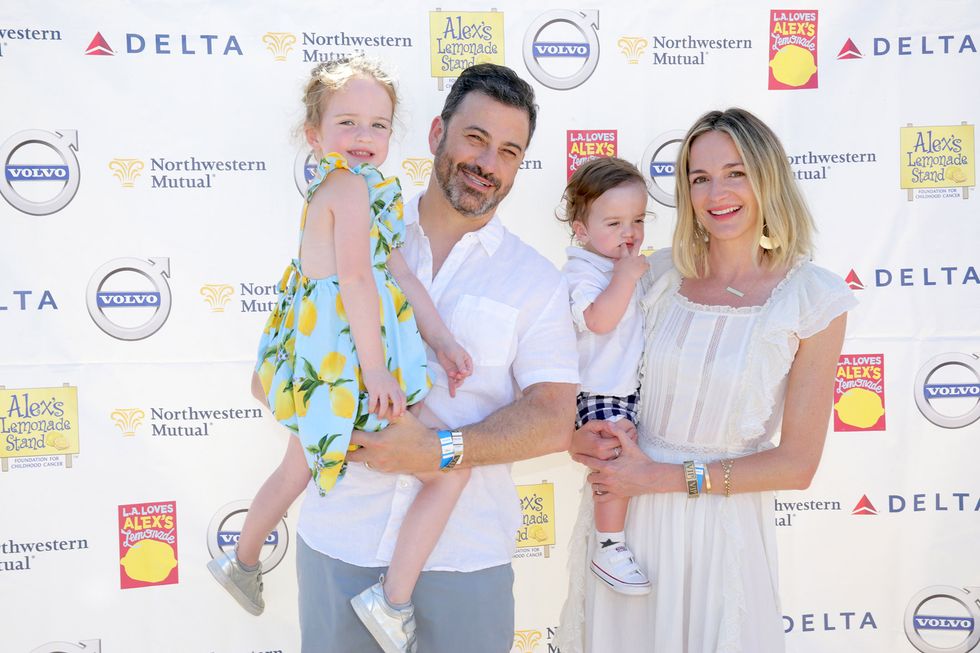 jimmy kimmel wife molly and kids
