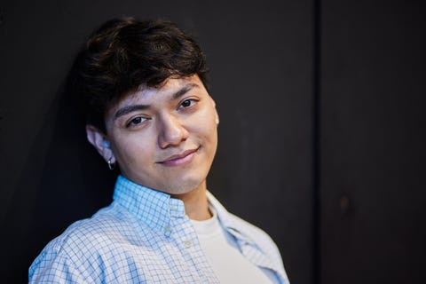 jj, ganador de eurovision 2025, en un primer plano en el wizink center