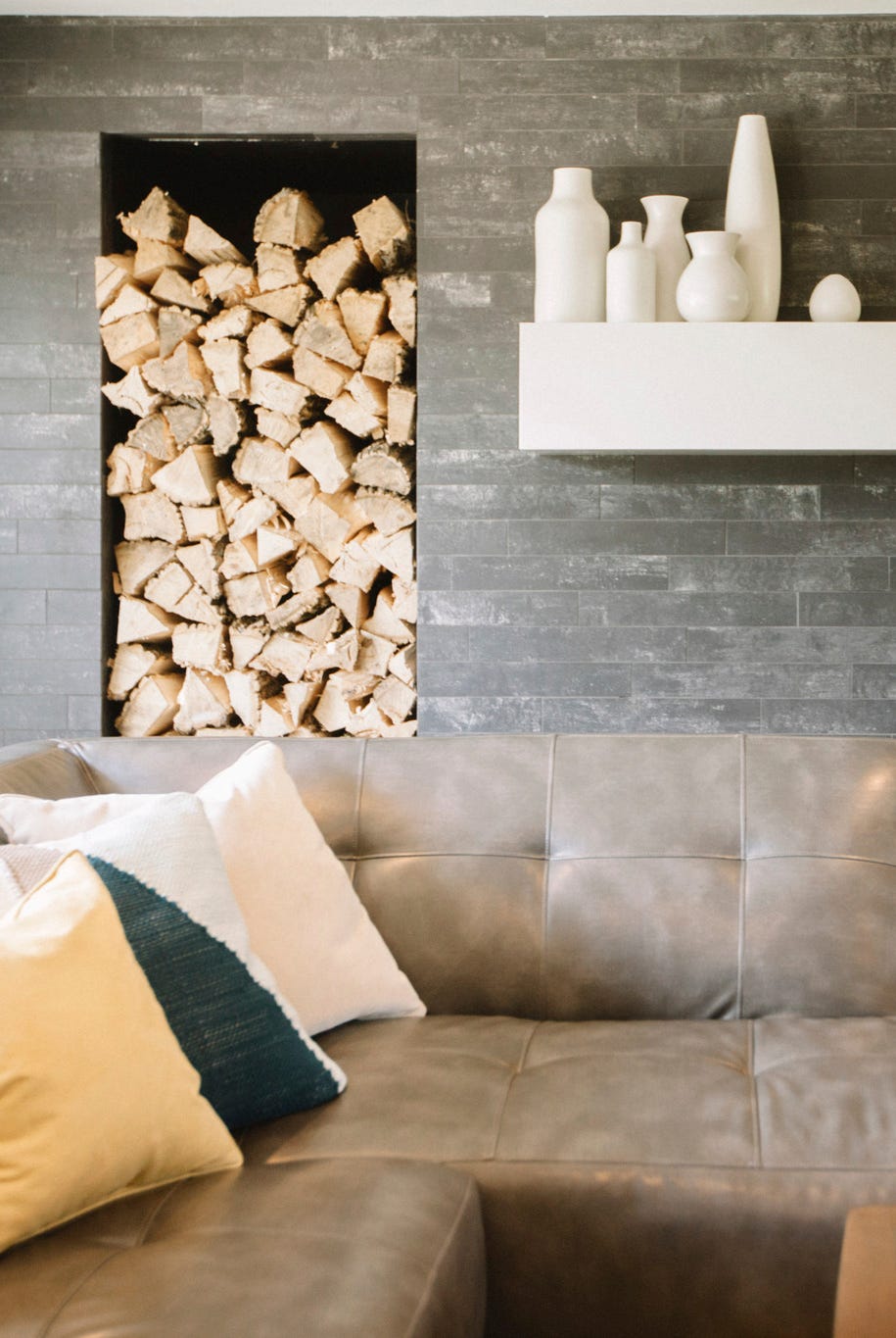 jessica davis living room wood accent wall