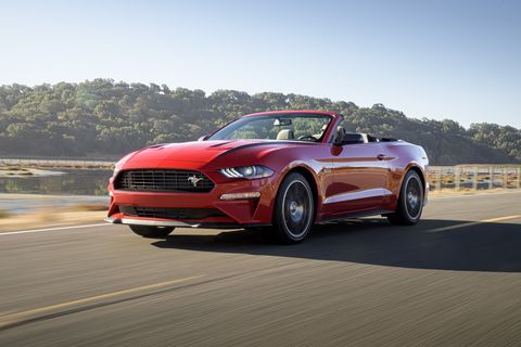 2020 ford mustang convertible front
