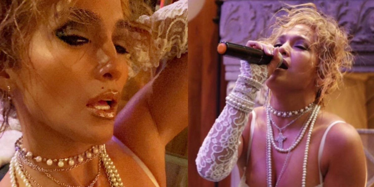 Jennifer Lopez clava el disfraz de la Madonna de 'Live a Virgin' en  Halloween con todo lujo de detalles de pies a cabeza