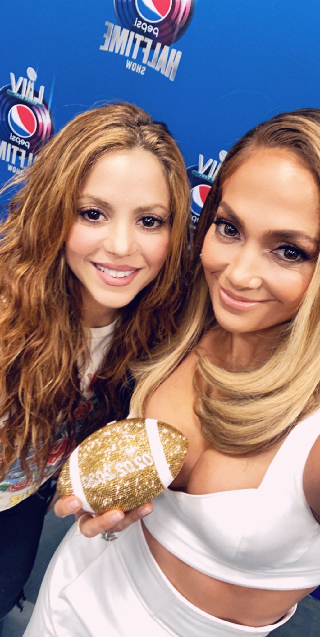 Jennifer Lopez and Shakira show off how they're preparing for the