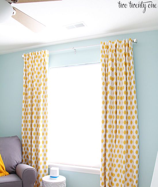 Easy-Sew Curtains - Hey, Let's Make Stuff