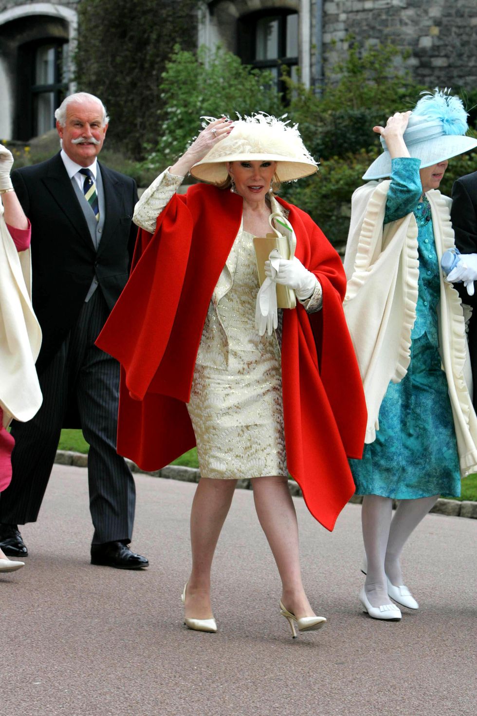 Joan Rivers at The Royal Wedding of HRH Prince Charles and Camilla Parker Bowles
