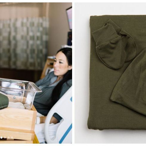 joanna gaines baby crew gaines green swaddle