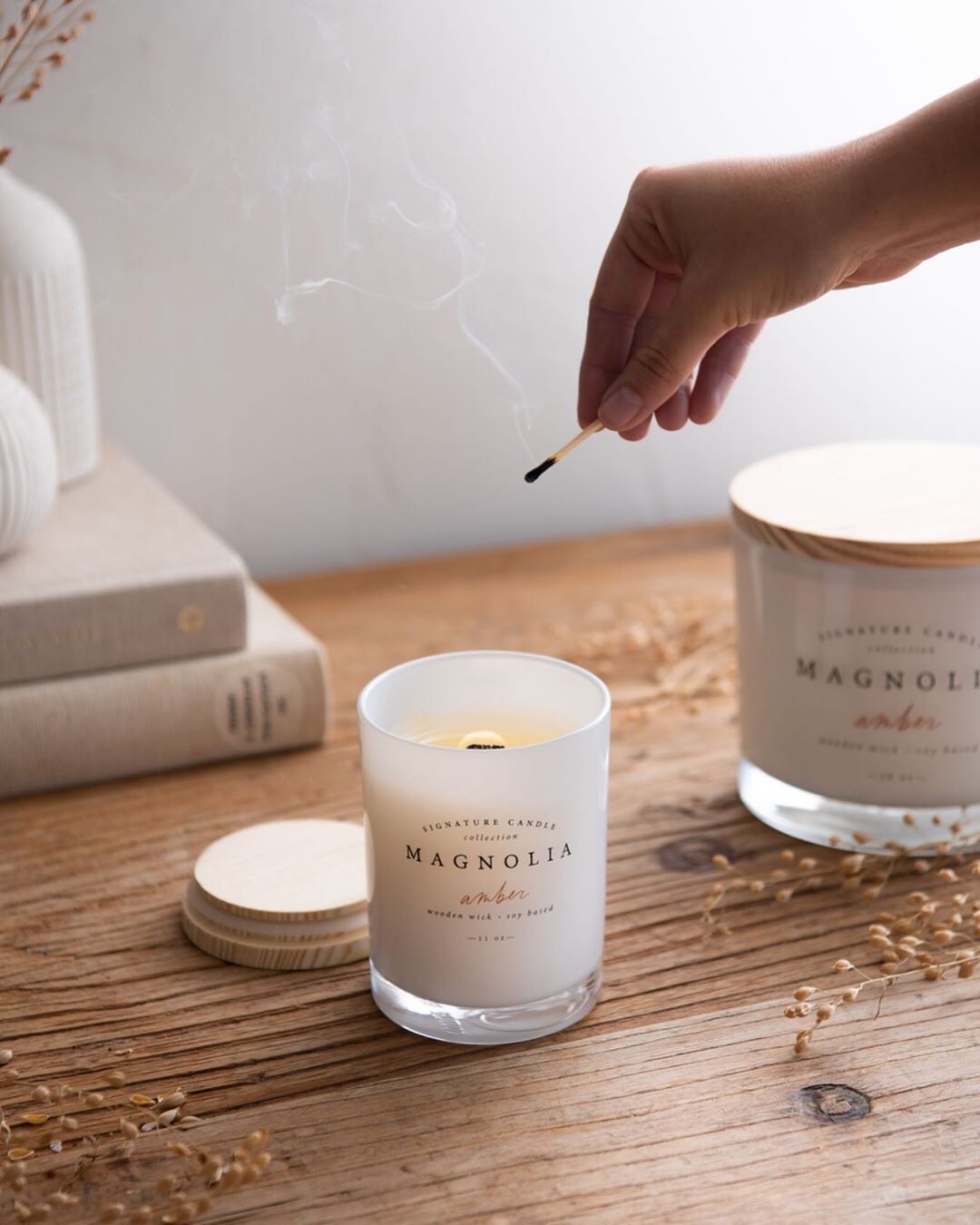 Magnolia Candle -Just Makes Scents Candles & Gifts