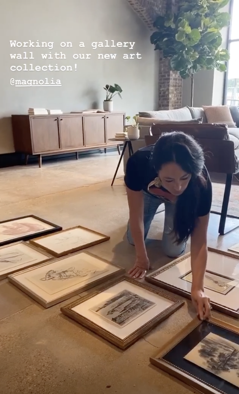 joanna gaines sorting out wall art