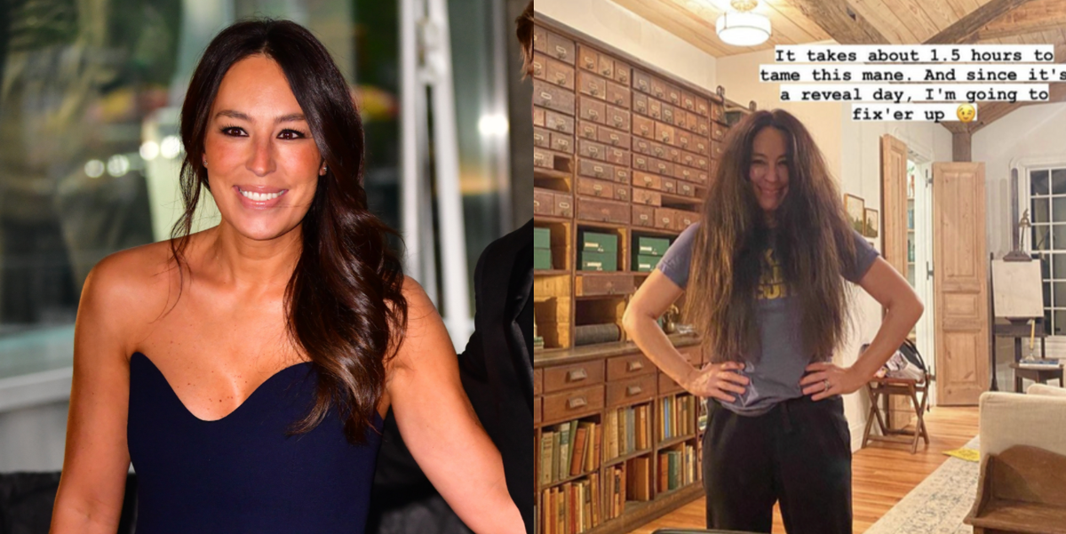 Joanna Gaines Shared A Photo Of Her Natural Hair