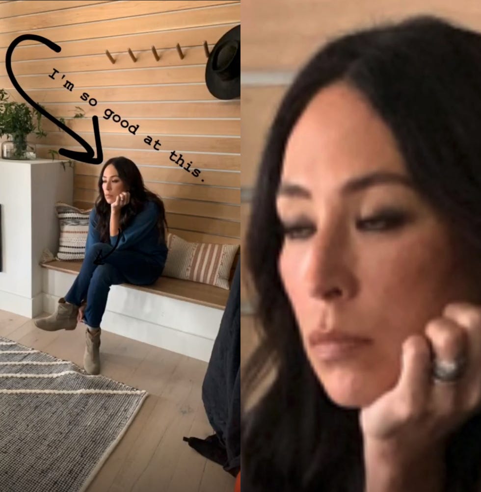 Joanna Gaines Trolls Herself on Instagram During Magnolia Shoot